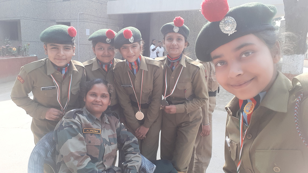 NCC CADETS @ UNITY ATTENDS 
