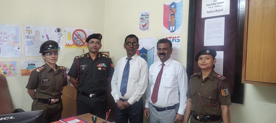 COL. DEEPAK KUMAR'S VISIT AT UNITY COLLEGE